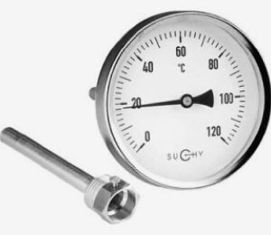 Suchy paikallislämpötilaosoitin bi-metallista